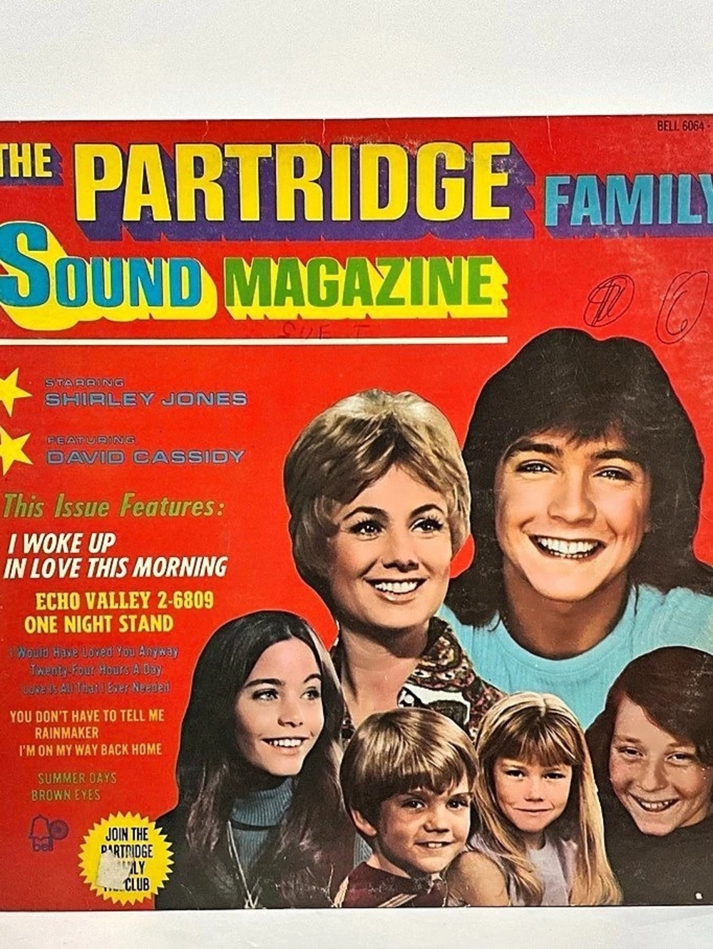 2 Record Lot From The Partridge Family!  Both On Bell Records